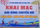 Khai Mạc Giải Bóng Chuyền Hơi Xã Nga Tân Xuân Quý Mão 2023
